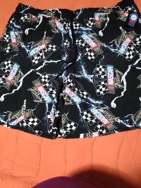 Nascar Black Shorts